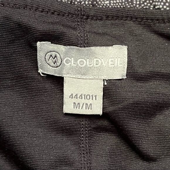 đť…şcloudveil skort pullon stretch waistband zipped side pocket grey black size M - Picture 5 of 10